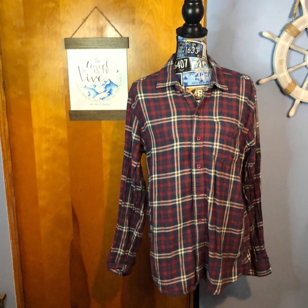 BeachLunchLounge Flannel Medium